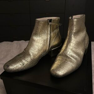 freda salvador gold boots